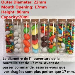 Mini Garrafas De Vidro Com Rolha De Cortiça, Mensagem Garrafas para Casamento, Decoração De Festa De Aniversário, Frascos DIY, Frascos Presentes, 24 Pcs, 50Pcs - Image 5