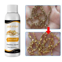 Limpador multifuncional para joias de prata, colar, cuidados com anéis, limpeza, spray de polimento, fluido de lavagem, 100ml - Image 1