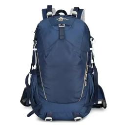 40l caminhadas ao ar livre acampamento mochila saco dos homens ao ar livre à prova dwaterproof água luz saco de escalada mulher ciclismo mochila com capa à prova dwaterproof água - Image 1