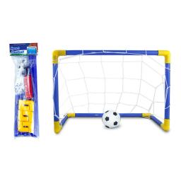 Futebol inflável Objetivo Post Frame Set, Futebol Portátil Leve, Esportes De Equipe De Plástico, Acessórios De Futebol, 447X250X323MM, 1Pc - Image 1