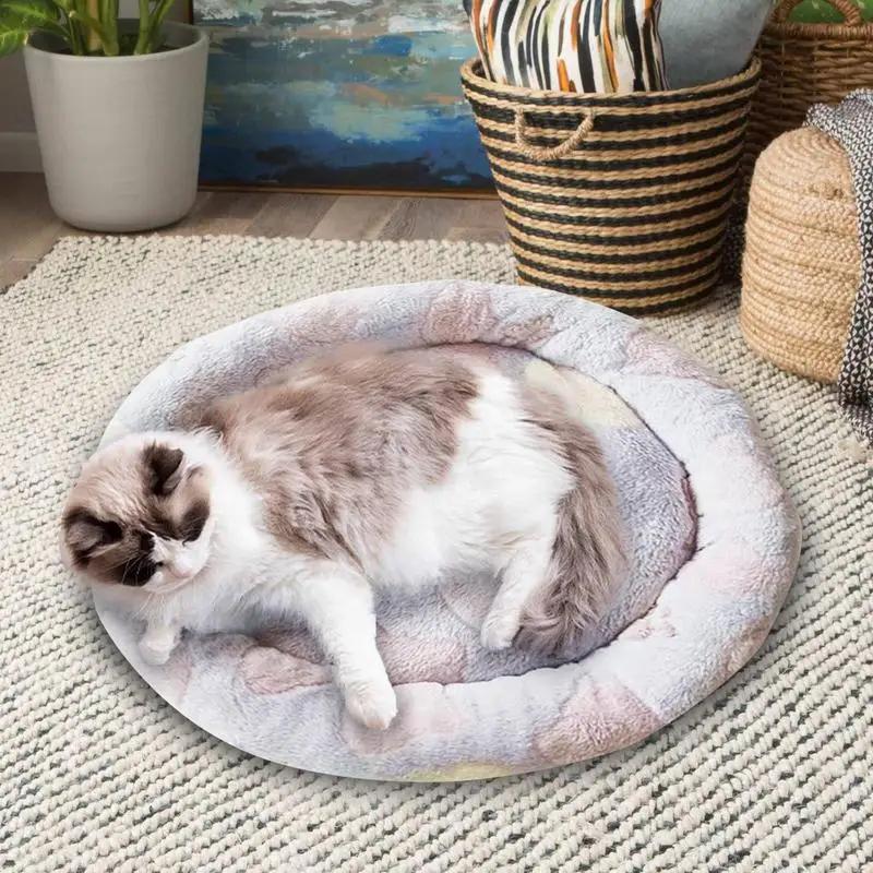 Cama de gato lavável dobrável com aquecimento USB, cama aquecida interior, almofada multifuncional, impermeável Pet Supplies, inverno - Image 1