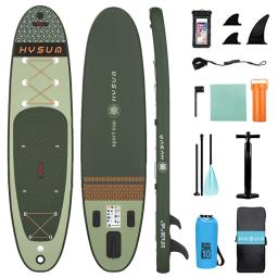 Prancha inflável de dupla camada para homens e mulheres, placa portátil Sap Mountain, Fold Surf, mochila, trela, SUP, deck, surf unisex - Image 6
