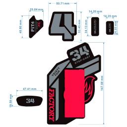 2021 flutuante 38 dh mountain bike garfo adesivos mtb speed down mountain 38 mais recentes decalques garfo dianteiro - Image 5