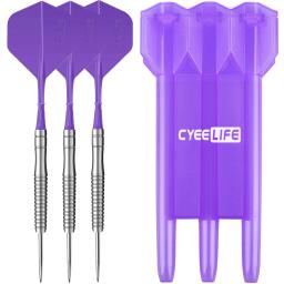 Cyeelife dardos de ponta de aço de tungstênio 23g, 90% com estojo para transporte, e uma peça de competição de voos profissional, conjunto de dardos - Image 3