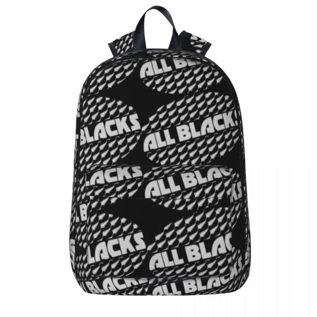 Mochila All Black Rugby Fern para Crianças: Estilo e Conforto para Fãs de Rugby e Estudantes