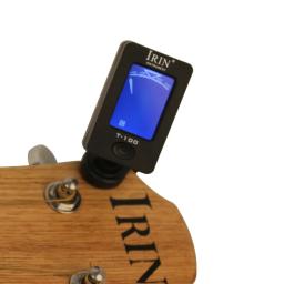 IRIN-Afinador de guitarra com clip com display LED, ajuste eletrônico para baixo elétrico acústico cromático Ukulele, acessórios de guitarra - Image 4