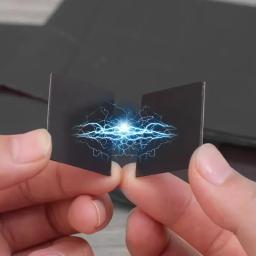100/50 pçs folhas autoadesivas quadradas magnéticas diy artesanato macio pegajoso ímãs flexíveis casa geladeira escritório ímã adesivos - Image 2