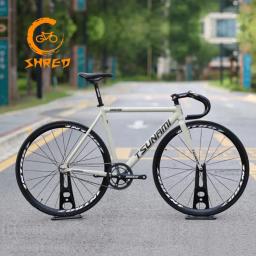 Tsunami-Fixed Gear Bike Track, Velocidade única Bicicletas De Corrida, Quadro De Alumínio 700C, Ciclismo Peças, personalizável, Sem Freio, Fixie, SNM100 - Image 3