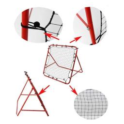 Dobrável Futebol Rebounder Net, Bounce Back Net, Placa de voleibol para duas crianças Adolescentes Habilidade, futebol - Image 3