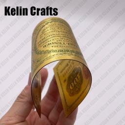 Personalizado EUA 1000 dólares Pure Gold Cor cédula USD 1000 Dólares Comemorativos Bill Estados Unidos DA América Notas Para Presente - Image 4