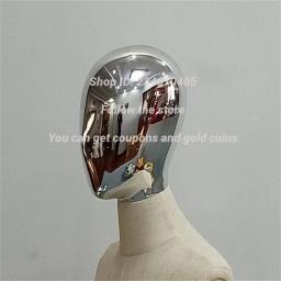 Feminino Cabeça De Costura Manequins, Modelo Galvanizar, Sem Corpo, Manequim Bust, Acessórios Falsos, Menina Chapéu, Criança Display, 4 Estilos - Image 6