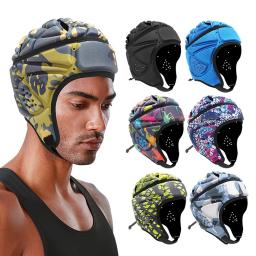 Headguard protetor macio para adultos, Chapéu do goleiro do futebol, Headguard Cap - Image 1
