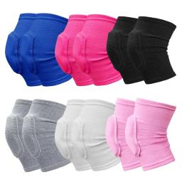 Joelheiras Esportivas Espessadas para Homens e Mulheres, Protetor de Suporte, Futebol, Corrida, Ciclismo, Dança, Almofada de Manga, Crianças, 1 Par - Image 5