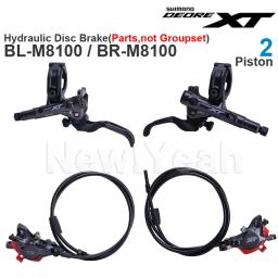 Shimano deore xt m8100 freio a disco hidráulico 2 pistão BL-M8100 alavanca de freio BR-M8100 pinça de freio peças originais - Image 6