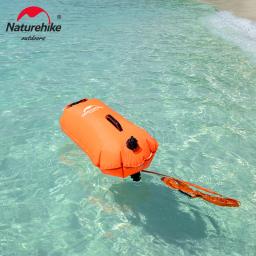 Naturehike inflável bóia de natação, impermeável armazenamento seco saco, cinto ajustável, flutuação saco, airbag duplo, nadar flutuando, 28L - Image 6