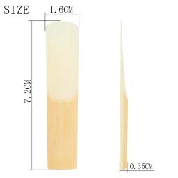 10pcs Alto Sax Saxofone Reeds Força 2.5 Soprano Sax Reed Woodwind Instrument Acessórios para Alto/Tenor/Soprano Sax Clarinete - Image 6