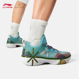 LI-NING Wade Shadow 6 V2 Tênis esportivos profissionais de basquete masculino antiderrapante rebote tênis de jogo de basquete ABPV021 - Image 4