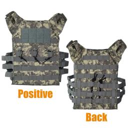600d caça colete tático à prova dwaterproof água ao ar livre armadura corpo leve jpc molle placa transportadora colete para cs jogo selva equipamentos - Image 4