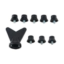M5 Rosca Studs com Chave, Stable Rugby Studs, Soccer Shoe Spikes para Treinamento, Track Shoes Acessórios, Chuteira de Futebol, 12Pcs - Image 2