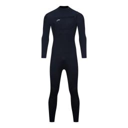 Homens e mulheres super elásticos neoprene wetsuit, quente, manga longa, terno de mergulho, snorkeling, surf zipper swimsuit, 2mm, 3mm, CR One Piece - Image 3