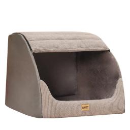 Canil quente para cão grande, totalmente removível e lavável, ninho semi-fechado, suprimentos para animais de estimação, acessórios Golden Retriever, inverno - Image 6