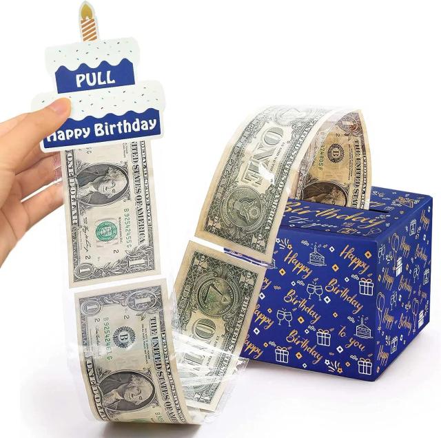 Caixa Surpresa Criativa para Aniversário e Festa de Ano Novo com Adereços e Decoração Personalizada