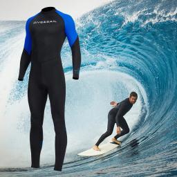 Roupas de pele de mergulho à prova de frio para homens Manga comprida Roupas de proteção solar com zíper, Equipamento para esportes aquáticos respiráveis - Image 5