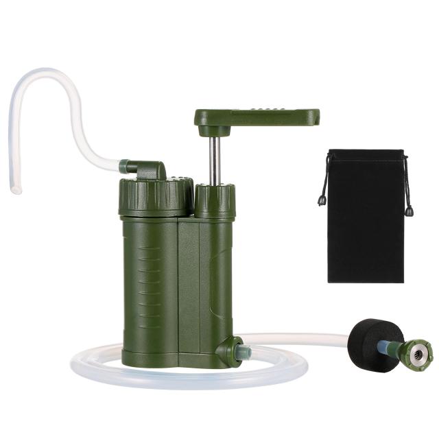 Purificador de Água para Camping com Taxa de Fluxo Rápida de 200-400 ml/min para Filtragem em Emergências e Atividades ao Ar Livre
