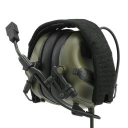 Protetores de orelha para tiro ativo F10 Caça Proteção auditiva Fone de ouvido NRR 22dB Comunicação tática - Image 3