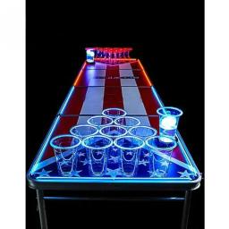 Dobrável LED Brilhante Beer Pong Table, OEM, 8ft - Image 1