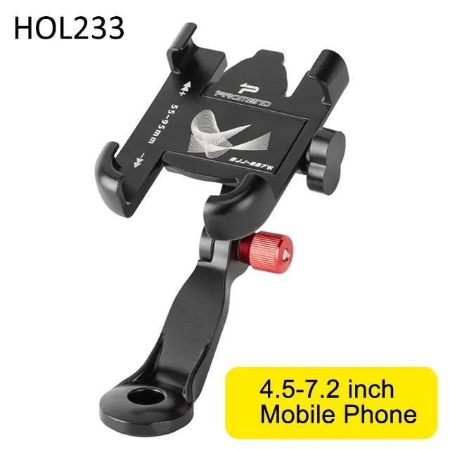 Suporte para Celular MTB NEWBOLER com Rotação 360 Graus em Alumínio Ajustável e Antiderrapante para Bicicleta