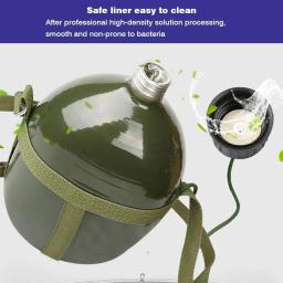 Garrafa de cantina militar ao ar livre chaleira garrafa de alumínio garrafa de água de vinho copo de cozinha caminhadas chaleira outdoortools jarro de água acampamento - Image 1