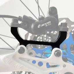 Conjunto de pastilhas de freio a disco para mountain bike elétrica PM/IS 160 180 203 mm adaptador de pinça de liga de alumínio acessório de bicicleta hidráulico - Image 3