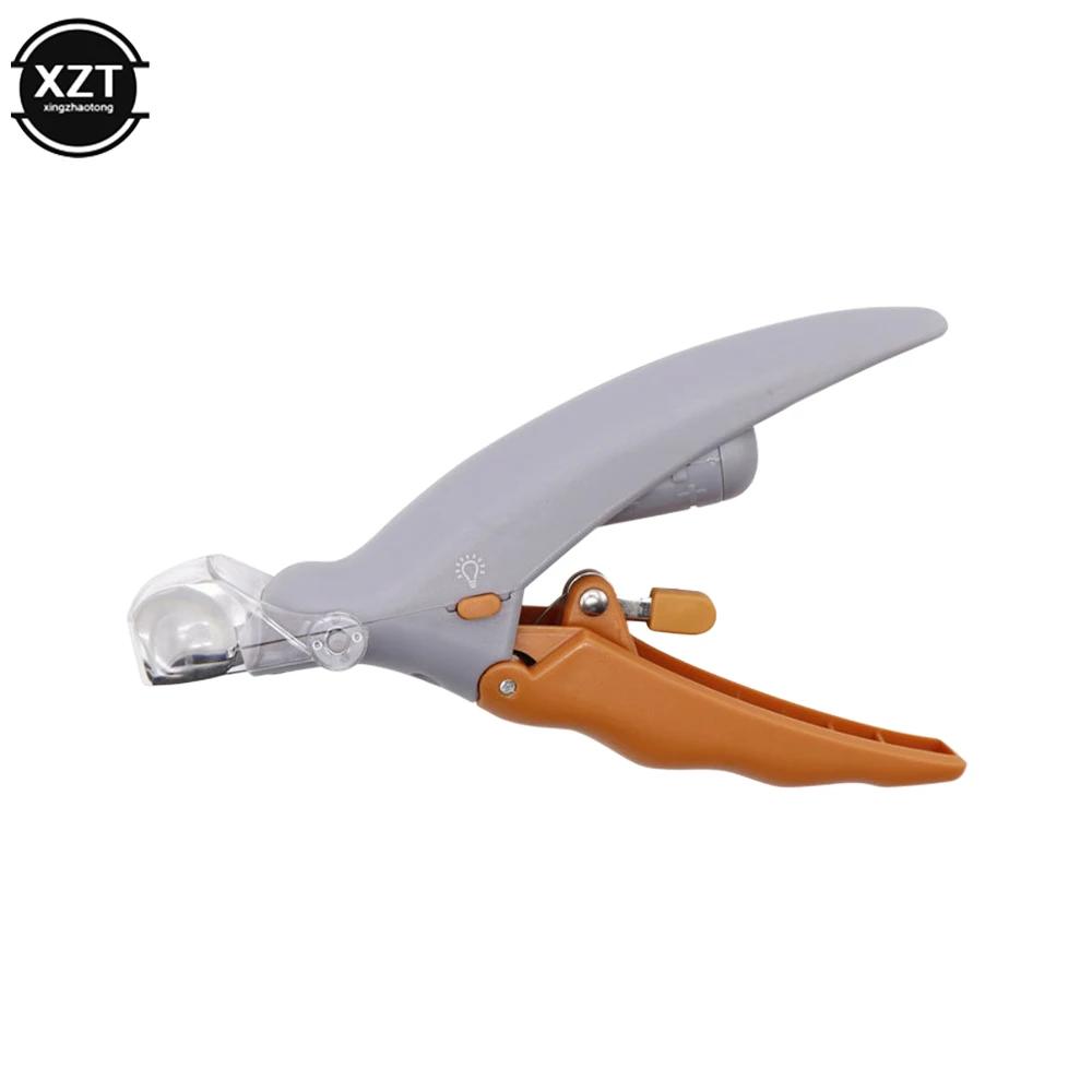 Pet Claw Nail Scissor, Cat e Dog Nail Clipper, Máquina de corte, Tesoura de beleza, Animal Cats Locks, LED Light, Nail Trimmer - Image 1