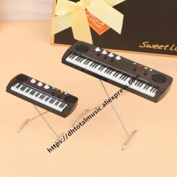 Miniatura Réplica De Órgão Eletrônico, Mini Modelo De Teclado, Instrumento Musical, Dollhouse Acessórios, Decoração - Image 3