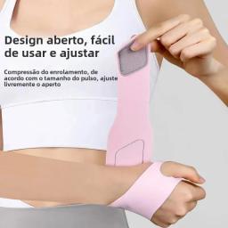 Protetor de pulso esportivo de elastano fixo, tendinite de entorse de pulso com fita fixadora, cinta de articulação ultrafina, envoltório esportivo fitness - Image 2
