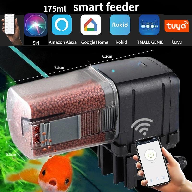 Temporizador Automático Wifi para Alimentador do Aquário, Controle Remoto sem Fio por Voz, App de Telefone Inteligente, Tanque de Alimentação dos Peixes - Image 1
