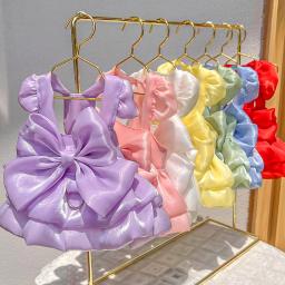 Vestido de casamento com saia arco, roupas para cães, roupas para gatos, ursinhos de pelúcia, roupas para cachorros pequenos, primavera e verão - Image 6