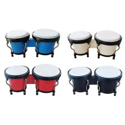 Bongo-Instrumentos de Percussão Educacional, Drum Set, Mão Africano, 6 Polegada, 7 Polegada - Image 3