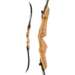 Portátil madeira recurvo arco para mulheres, tiro prática, júnior, 48 ", 54", 10-22lbs - Image 1