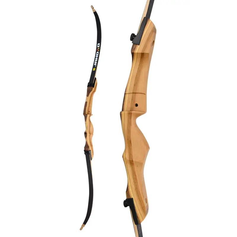 Portátil madeira recurvo arco para mulheres, tiro prática, júnior, 48 ", 54", 10-22lbs - Image 1