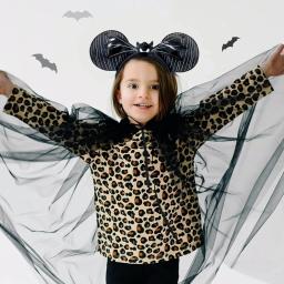 2025 disney mickey bandana plutônio preto orelhas de morcego bandana natal gengibre cosplay hairband disneyland carta bandana presente - Image 4