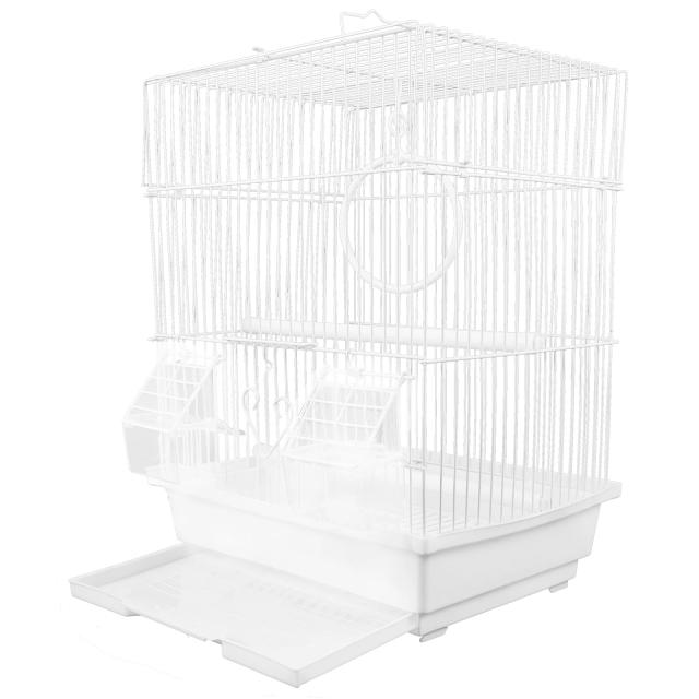 Gaiola Portátil de Ferro Forjado para Pássaros e Animais de Estimação, Ideal para Papagaios e Calopsitas em Viagem