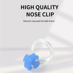 Soft Silicone Impermeável Natação Nariz Clipe Earplugs, Kit de Proteção Pessoal, Mergulho Surf Natação Acessórios, 1 Set - Image 3