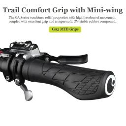 Ergon bicicleta apertos de borracha mtb punhos montar braçadeira ergonomia antiderrapante absorção de choque ciclismo lock-on termina mountain bike apertos - Image 5