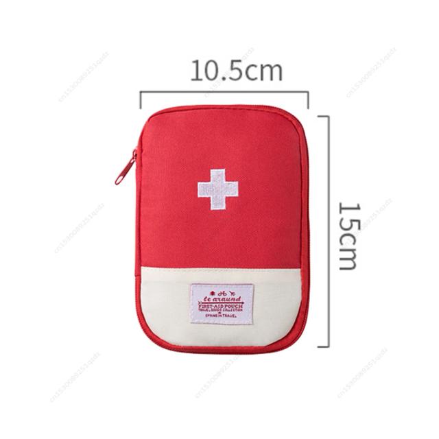Kit de Primeiros Socorros Multifuncional para Acampamento - Saco Médico Vazio Impermeável com Grande Capacidade e Ferramentas de Sobrevivência de Emergência