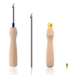 Tricô Bordado Pen Handle, Craft Punch Needle, DIY Tool, Acessórios de costura, 3.5mm, 5mm, 1Pc - Image 4