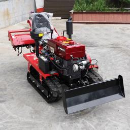 Leme rotativo multifuncional, máquinas agrícolas, leme rotativo, mini trator de esteira - Image 1