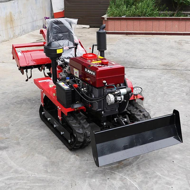 Leme rotativo multifuncional, máquinas agrícolas, leme rotativo, mini trator de esteira - Image 1