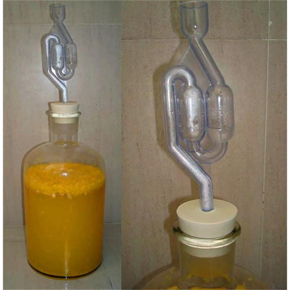 Válvula de retenção de fermentação de vinho, cerveja caseira, airlock, vedação de água, válvula de escape de plástico, ferramenta de destilação ecológica - Image 1